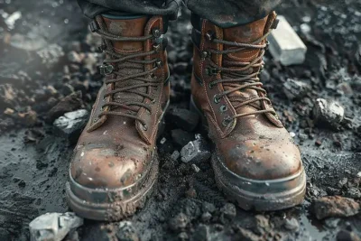 Calzado de Seguridad para la Industria del Cemento Resistencia y Durabilidad